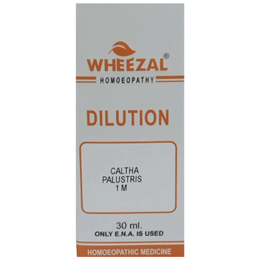 Wheezal Caltha Palustris Dilution 1M bottle of 30 ml Dilution Wheezal Caltha Palustris Dilution 1M bottle of 30 ml Dilution