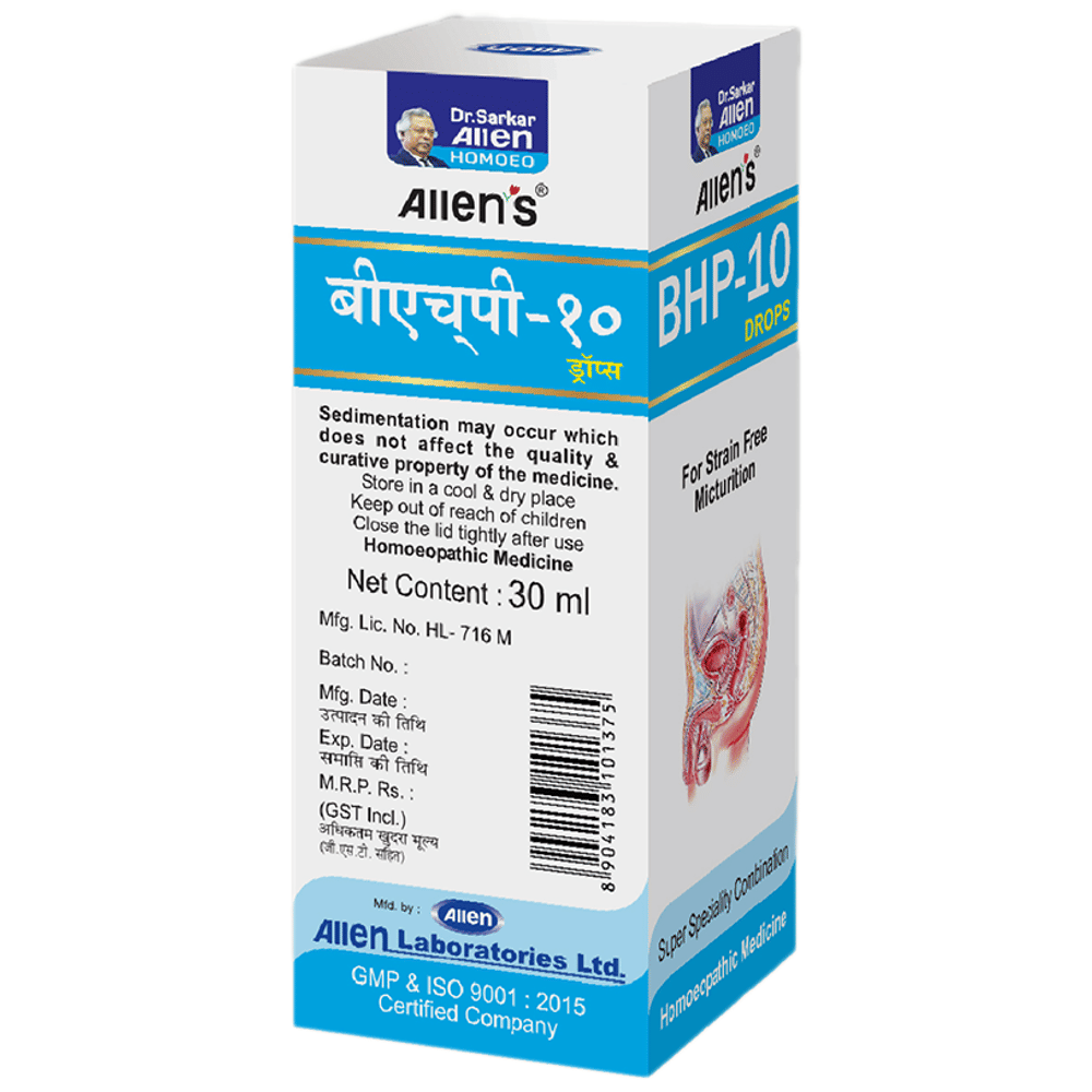 Allen's BHP-10 Drops (30ml Each) combo pack of 2 bottles