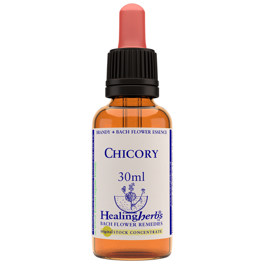 Healing Herbs Bach Flower Chicory bottle of 30 ml Liquid