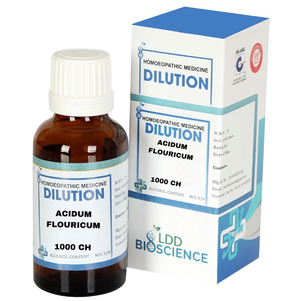LDD Bioscience Acidum Flouricum Dilution 1000 CH bottle of 30 ml Dilution