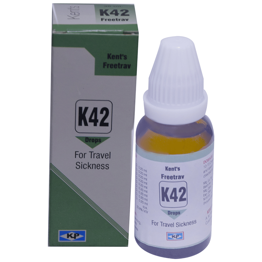 Kent's K42 Travel Sickness Oral Drops bottle of 30 ml Oral Drops