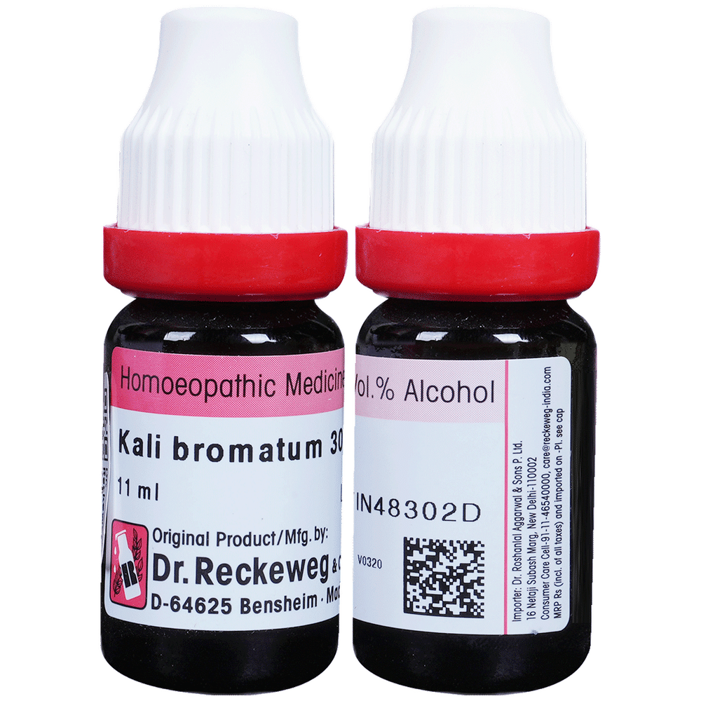 Dr. Reckeweg Kali Bromatum Dilution 30 CH bottle of 11 ml Dilution
