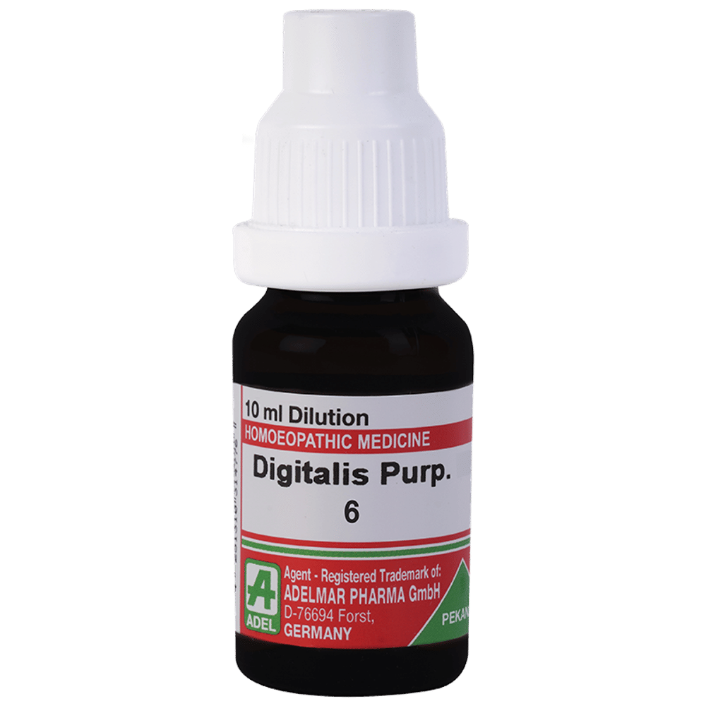 ADEL Digitalis Purp Dilution 6 bottle of 10 ml Dilution