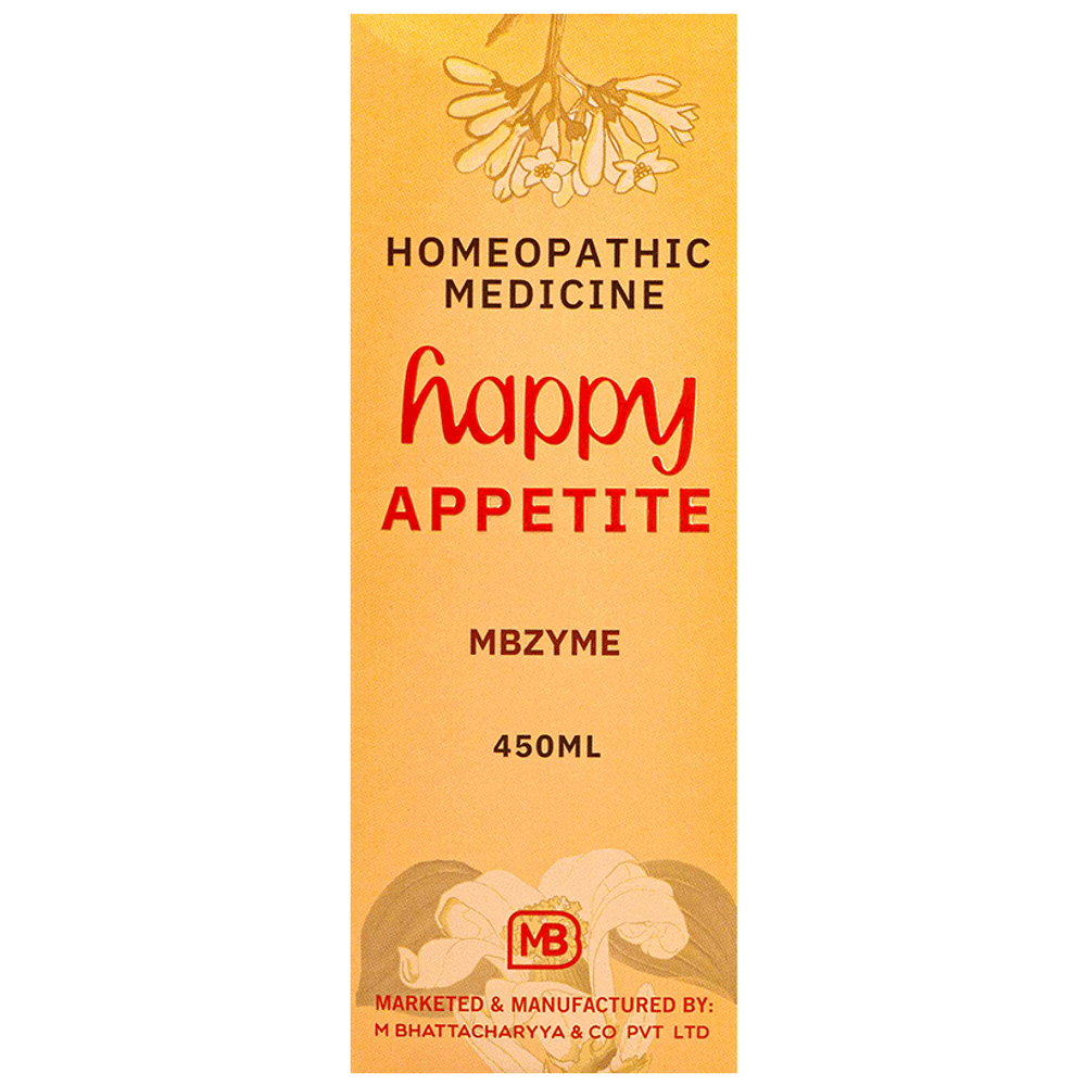 MB Happy Appetite Mbzyme Syrup bottle of 450 ml Syrup