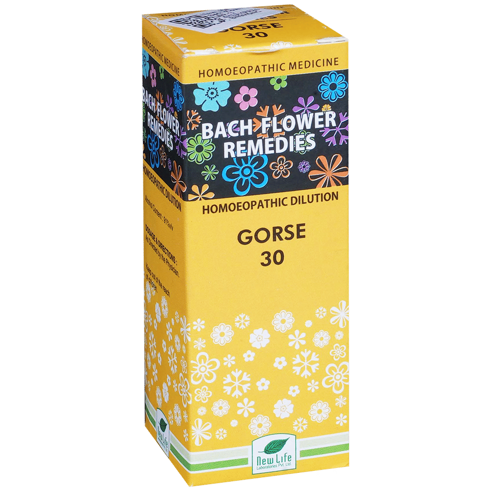 New Life Bach Flower Gorse 30 bottle of 30 ml Dilution New Life Bach Flower Gorse 30 bottle of 30 ml Dilution