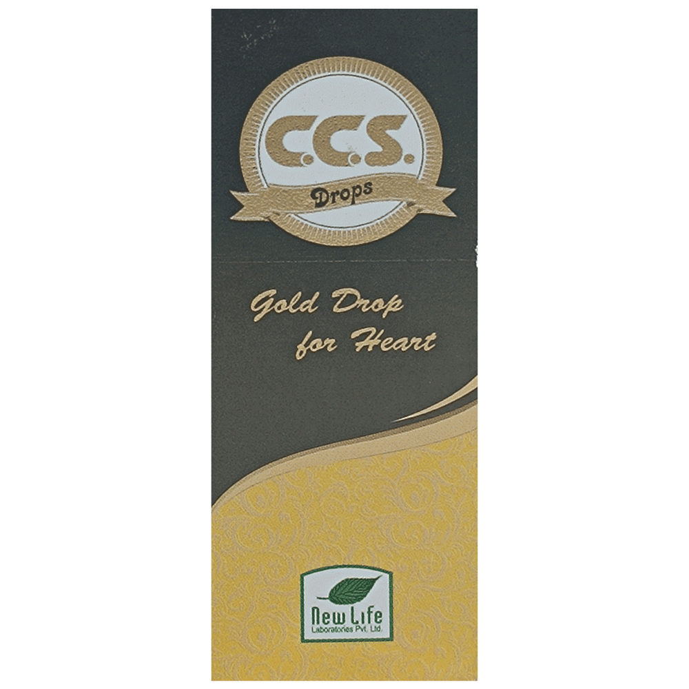 New Life C.C.S. Gold Drops For Heart bottle of 30 ml Drop