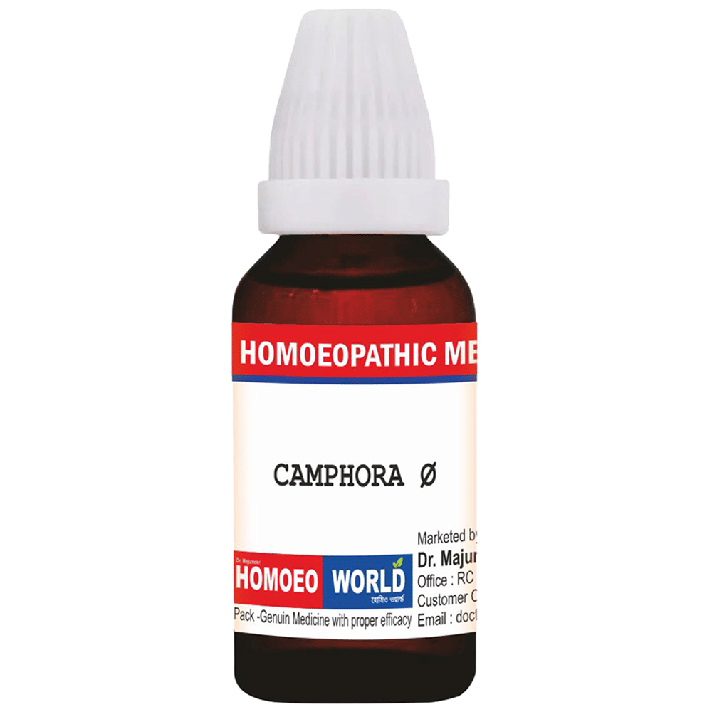Dr. Majumder Homeo World Camphora Mother Tincture (30ml Each) Q box of 1 Bottle