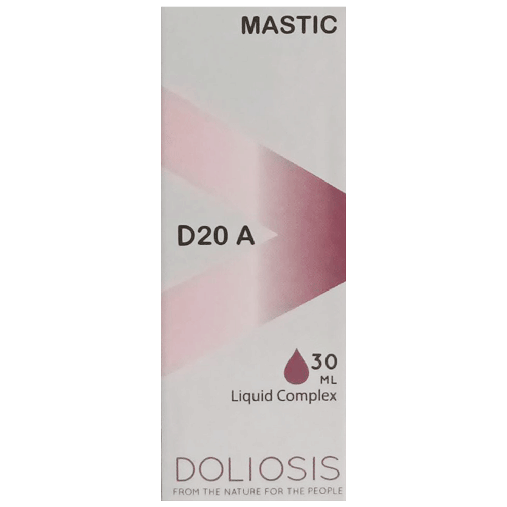 Doliosis D20 A Mastic Liquid Complex bottle of 30 ml Oral Drops