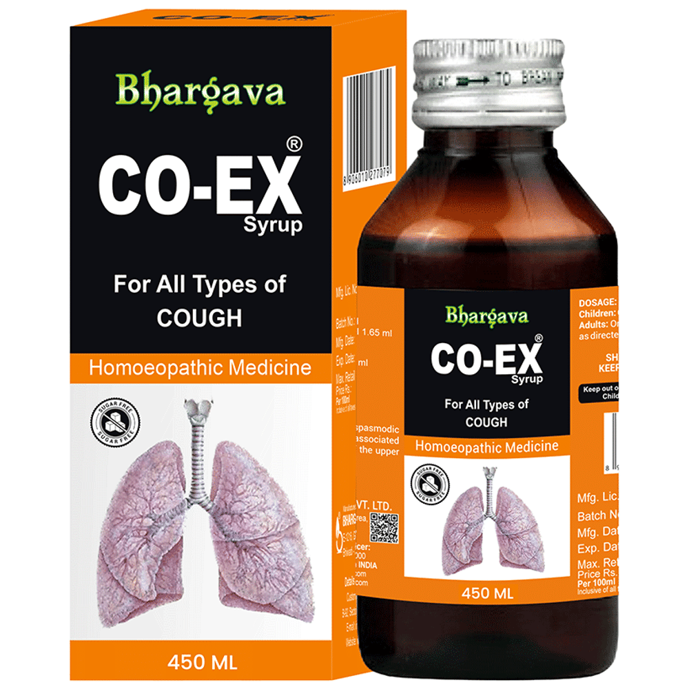 Bhargava CO-EX Syrup bottle of 450 ml Syrup