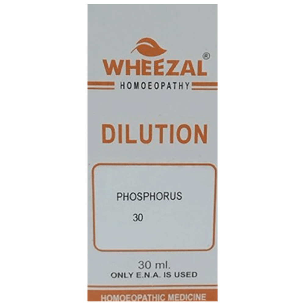Wheezal Phosphorus Dilution 30 bottle of 30 ml Dilution