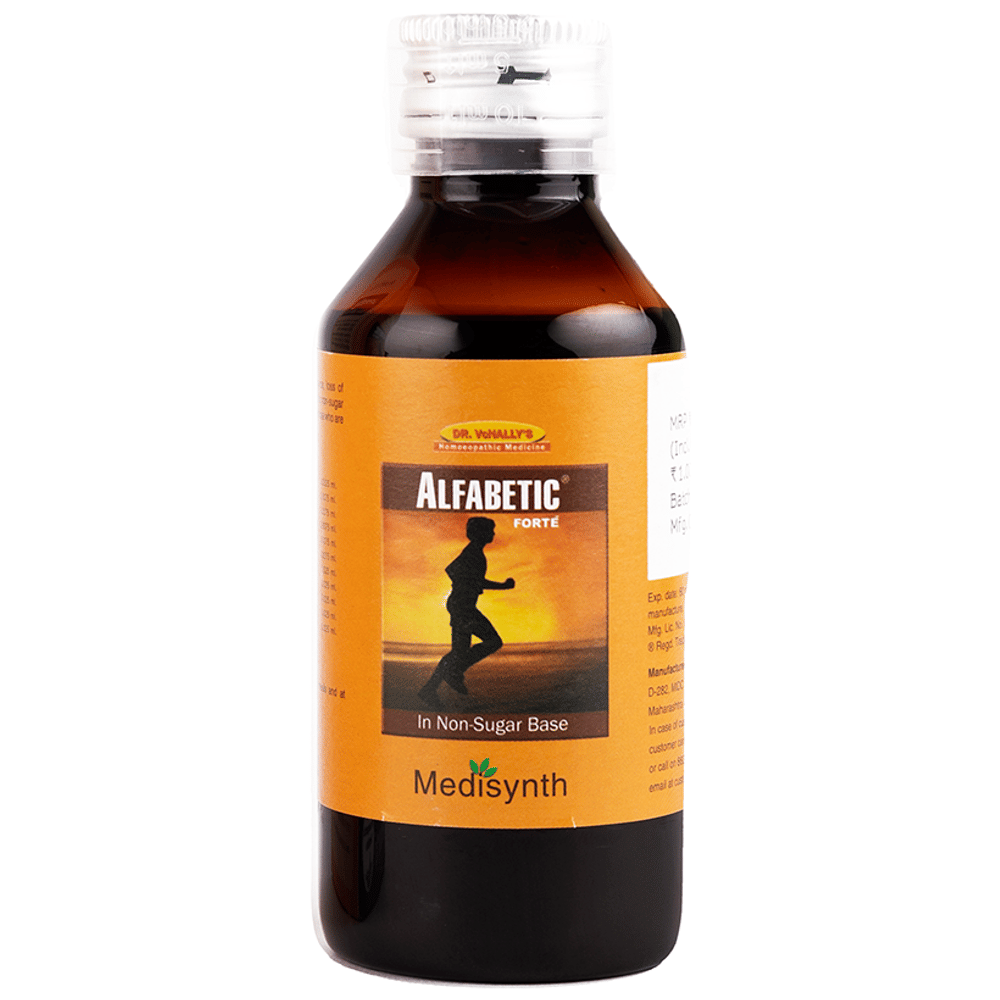 Medisynth Alfabetic Forte Tonic bottle of 120 ml Tonic Medisynth Alfabetic Forte Tonic bottle of 120 ml Tonic