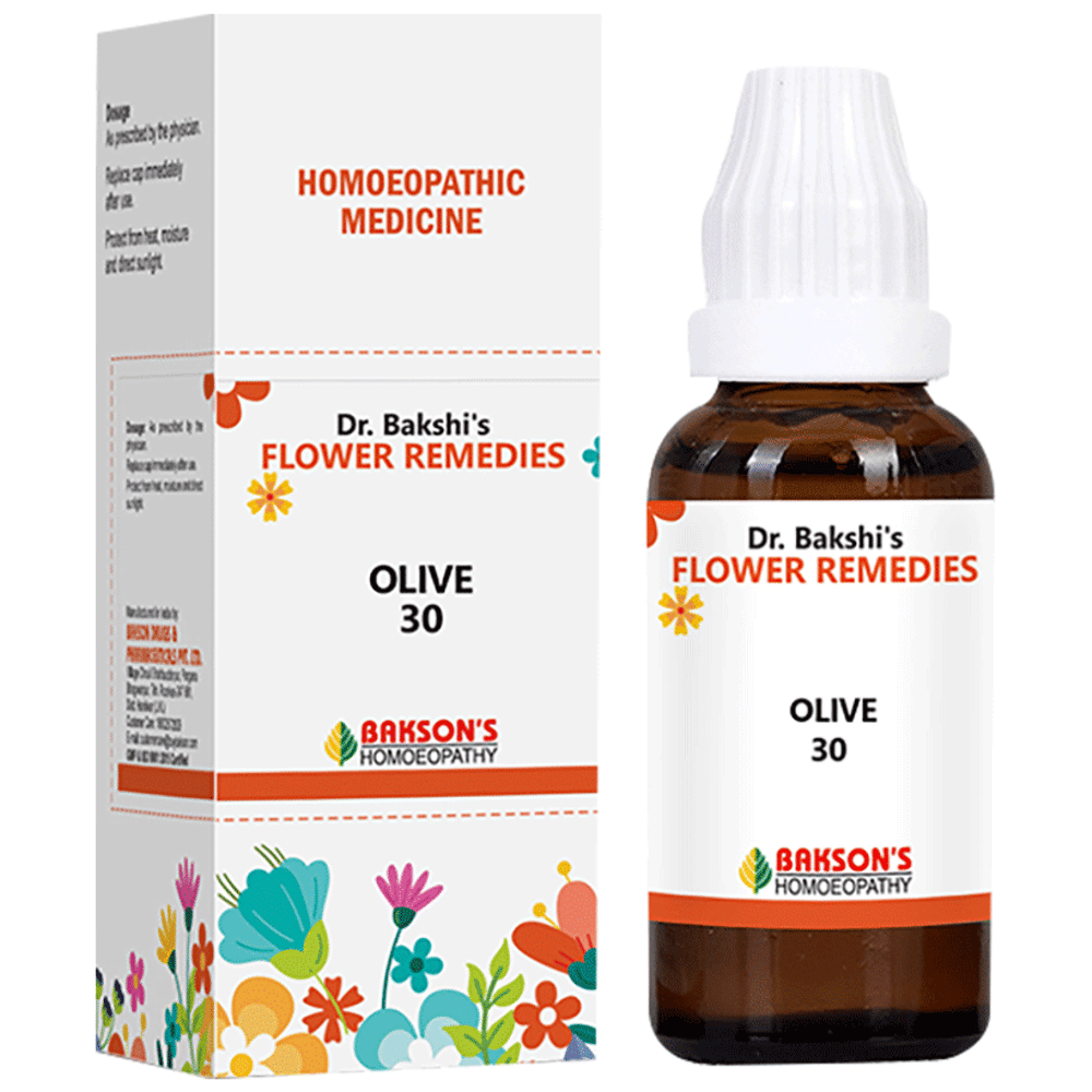 Dr Bakshi's Flower Remedies Olive 30 bottle of 100 ml Liquid