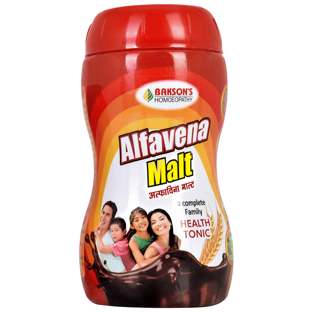 Bakson's Homeopathy Alfavena Malt jar of 500 gm Powder