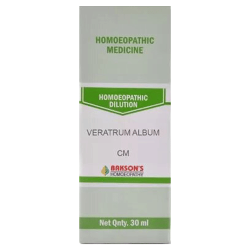 Bakson's Homeopathy Veratrum Album  Dilution CM bottle of 30 ml Dilution