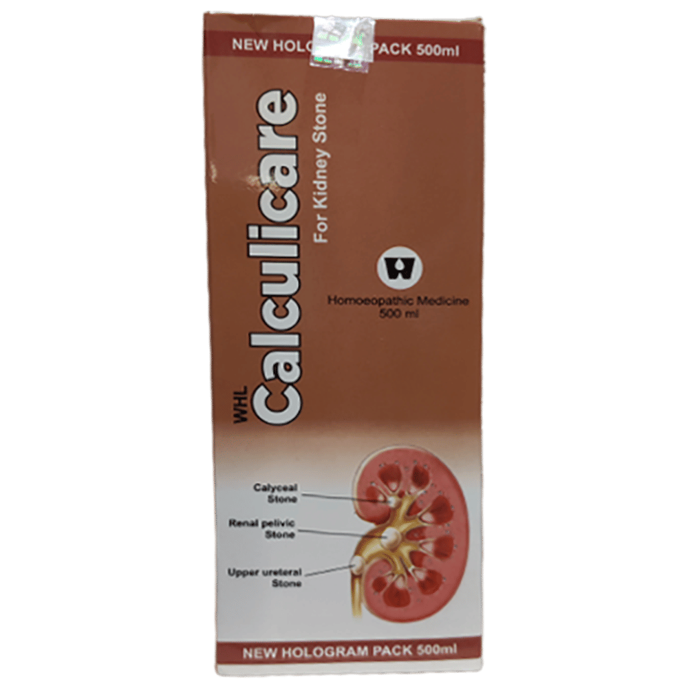 Dr. Wellmans WHL Calculicare Syrup bottle of 500 ml Syrup