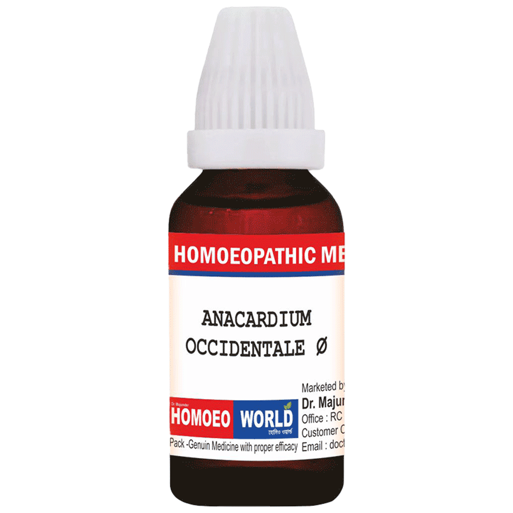 Dr. Majumder Homeo World Anacardium Occidentale Q Mother Tincher(30ml Each) combo pack of 2 bottles