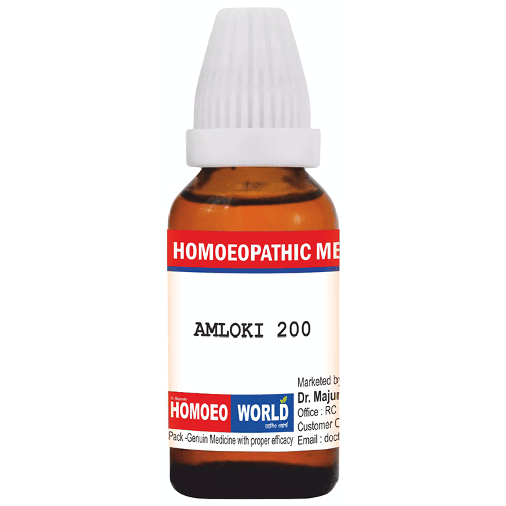 Dr. Majumder Homeo World Amloki Dilution (30 ml Each) 200 CH combo pack of 2 bottles