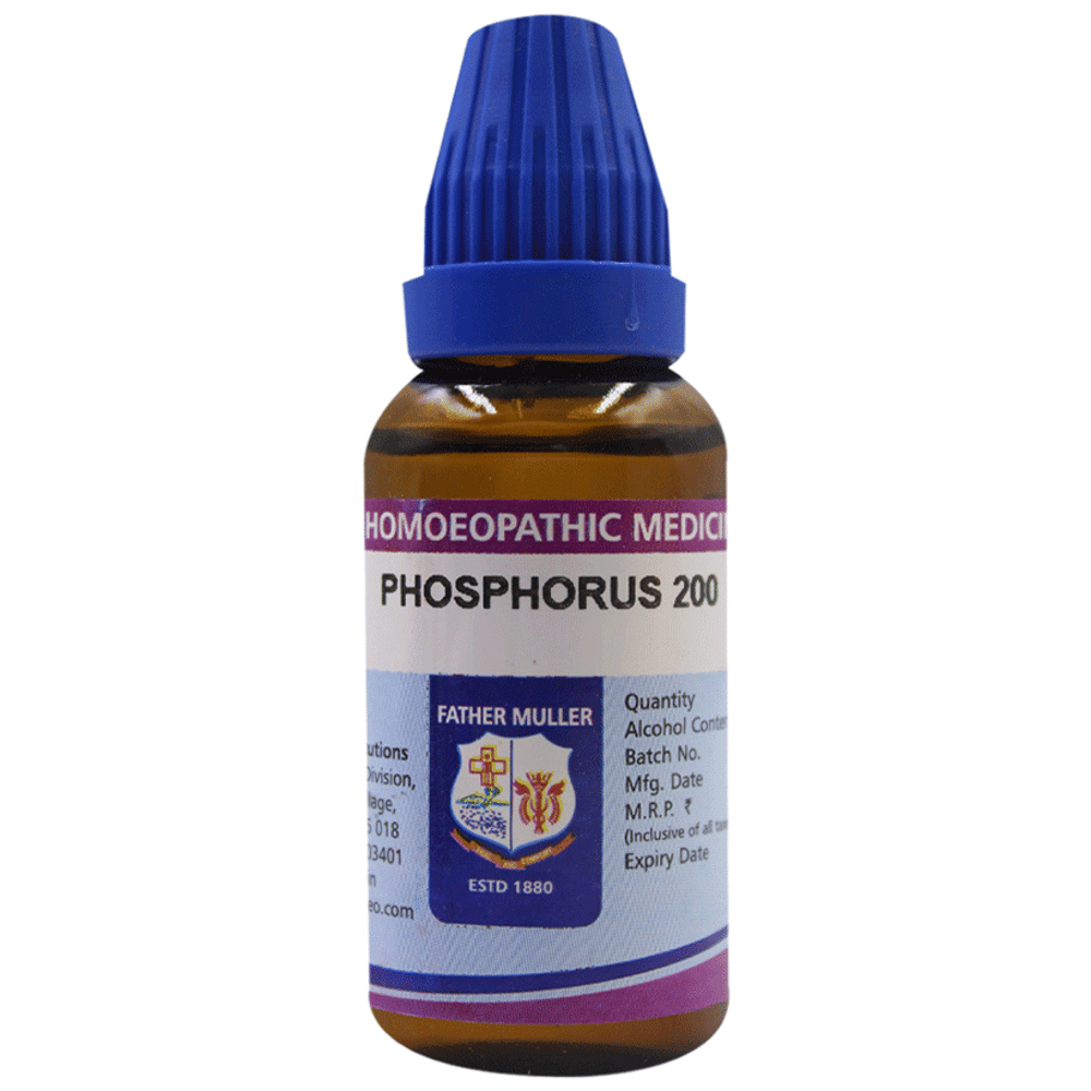 Father Muller Phosphorus Drop 200C bottle of 30 ml Oral Drops