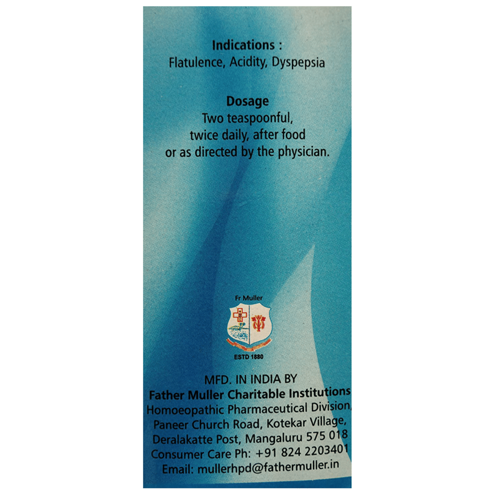 Fr Muller Gastrolex bottle of 125 ml Syrup