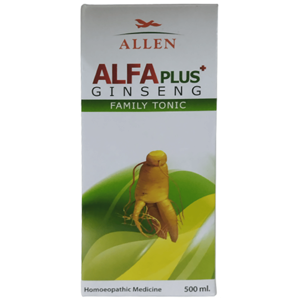 Allen Alfa Plus Ginseng Family Tonic bottle of 30 ml Tonic