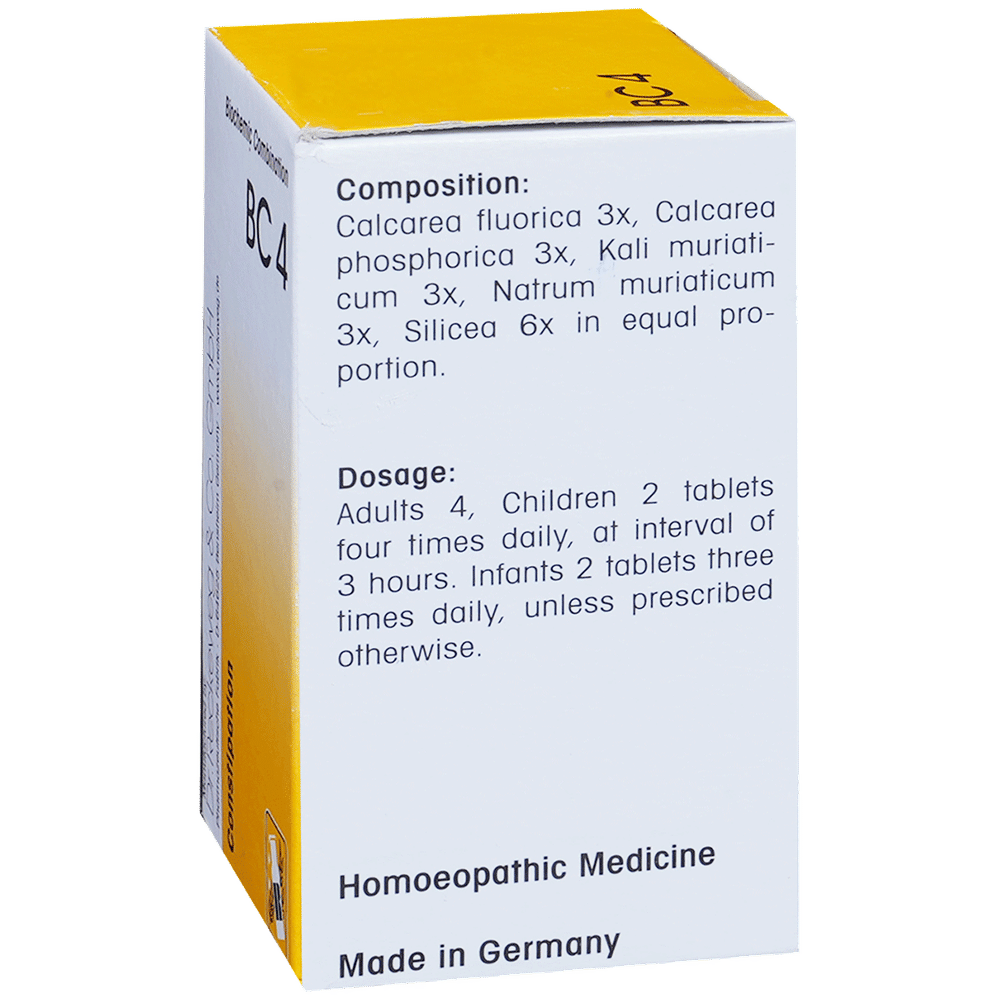 Dr. Reckeweg Bio-Combination 4 (BC 4) Tablet bottle of 20 gm Biocombination Tablet Dr. Reckeweg Bio-Combination 4 (BC 4) Tablet bottle of 20 gm Biocombination Tablet