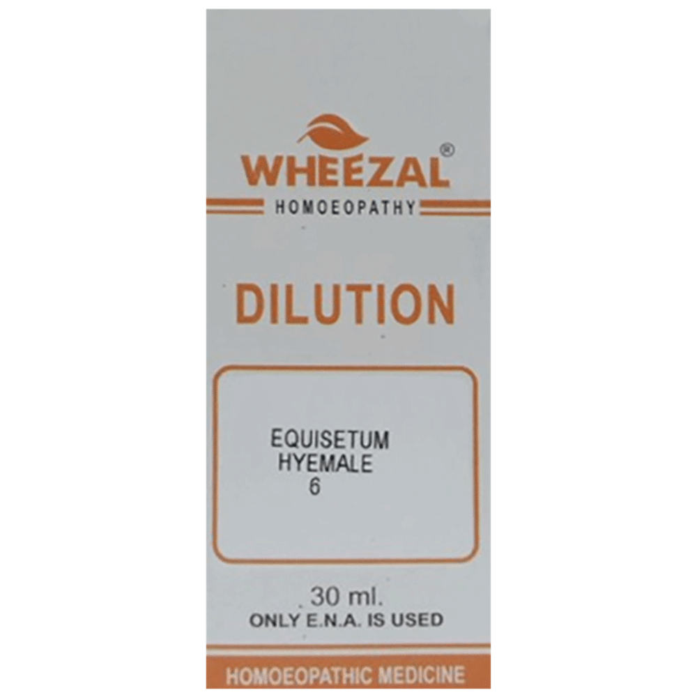 Wheezal Equisteum Hyemale Dilution 6 bottle of 30 ml Dilution