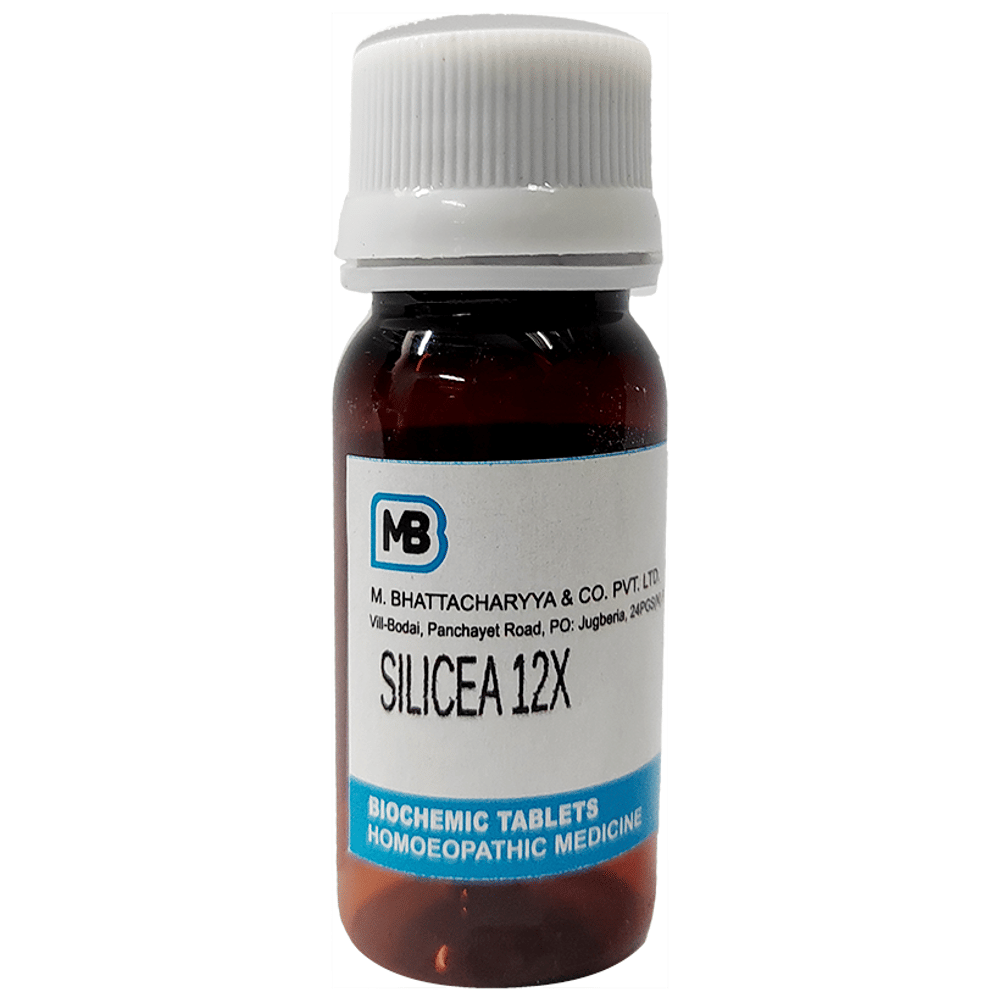 MB Silicea Tablet 12X bottle of 25 gm Tablet