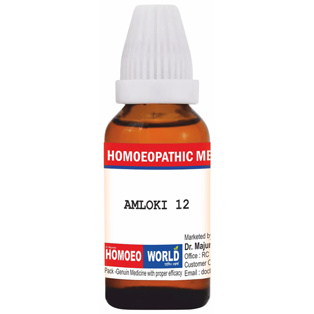 Dr. Majumder Homeo World Amloki Dilution (30 ml Each) 12 CH combo pack of 2 bottles