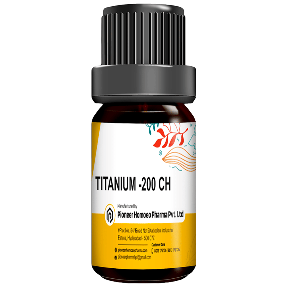 Pioneer Pharma Titanium Globules Pellet Multidose Pills 200 CH bottle of 120 ml Tablet Pioneer Pharma Titanium Globules Pellet Multidose Pills 200 CH bottle of 120 ml Tablet