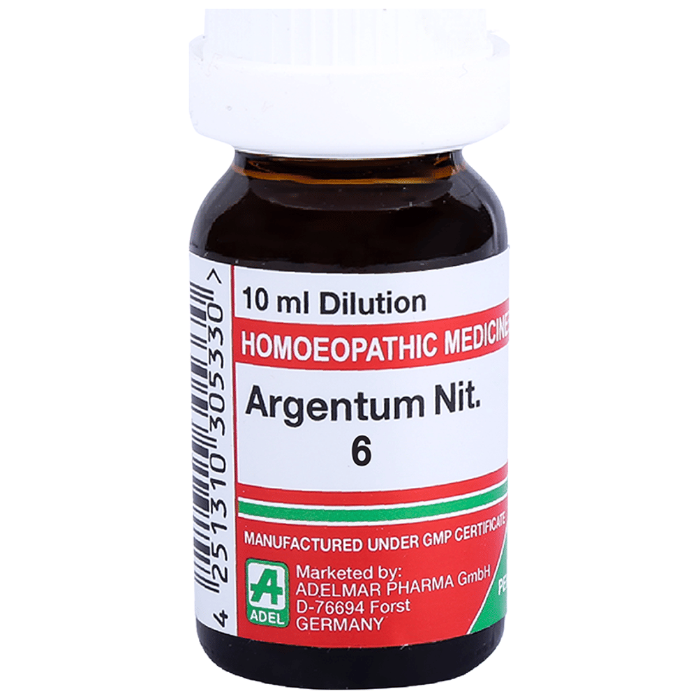 ADEL Argentum Nit. Dilution 6 bottle of 10 ml Dilution
