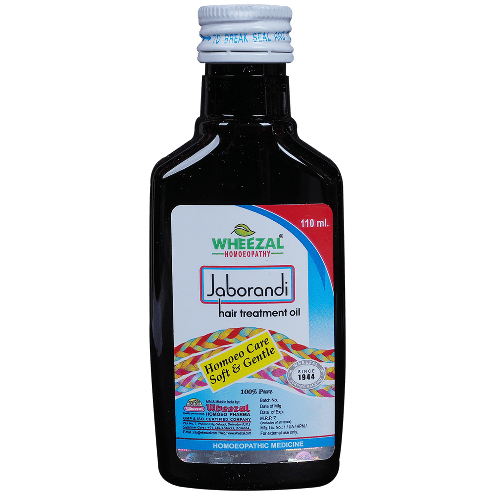 Wheezal Jaborandi Hair Treatment Oil bottle of 110 ml Oil