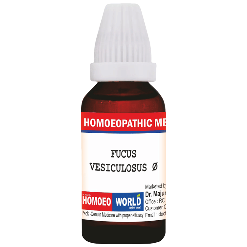 Dr. Majumder Homeo World Fucus Vesiculosus Mother Tincture (30ml Each) Q combo pack of 2 bottles