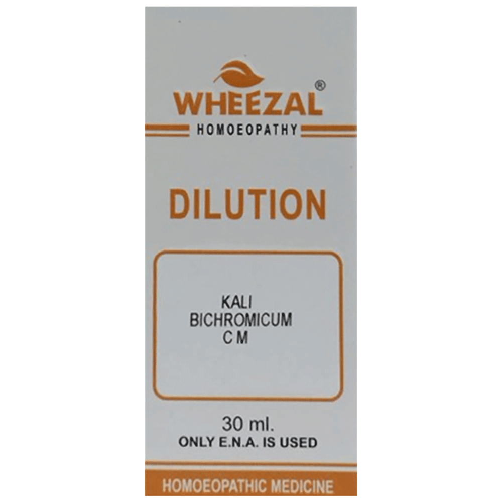 Wheezal Kali Bichromicum Dilution CM bottle of 30 ml Dilution