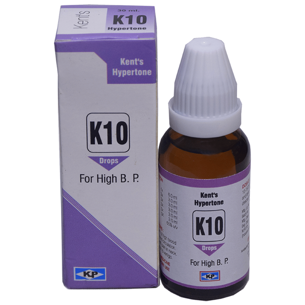 Kent's K10 High B.P. Oral Drops bottle of 30 ml Oral Drops
