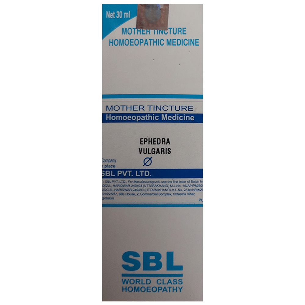 SBL Ephedra Vulgaris Mother Tincture Q bottle of 30 ml Mother Tincture