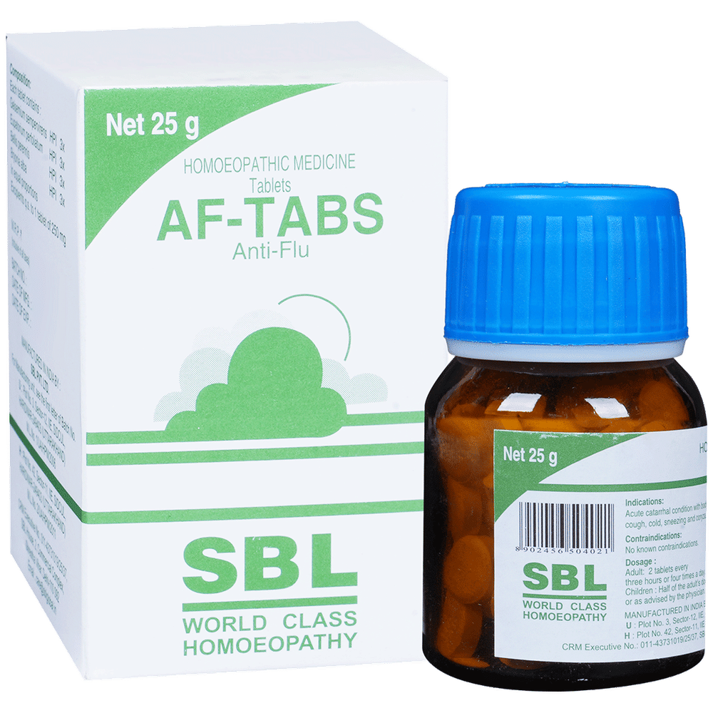 SBL AF-Tabs Tablet bottle of 25 gm Tablet