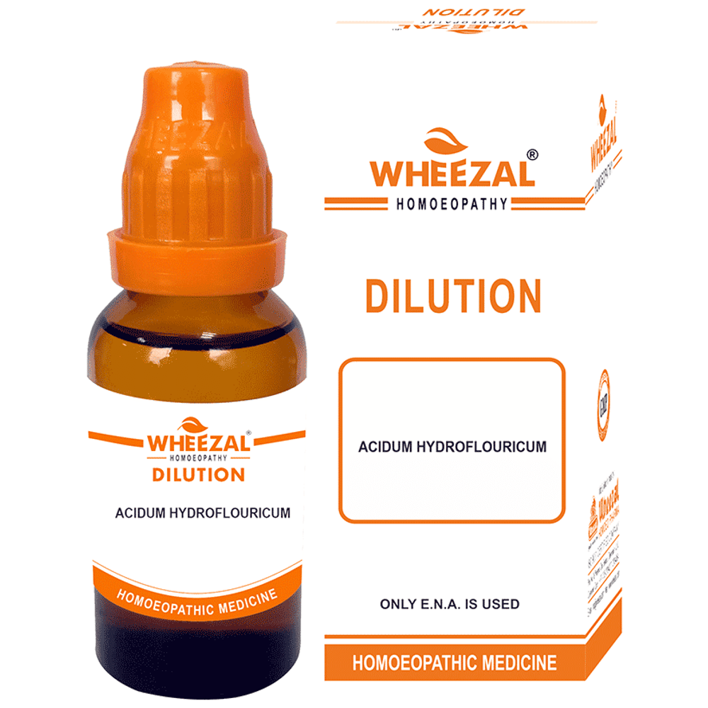Wheezal Acidum Hydroflouricum Dilution 1M bottle of 30 ml Dilution