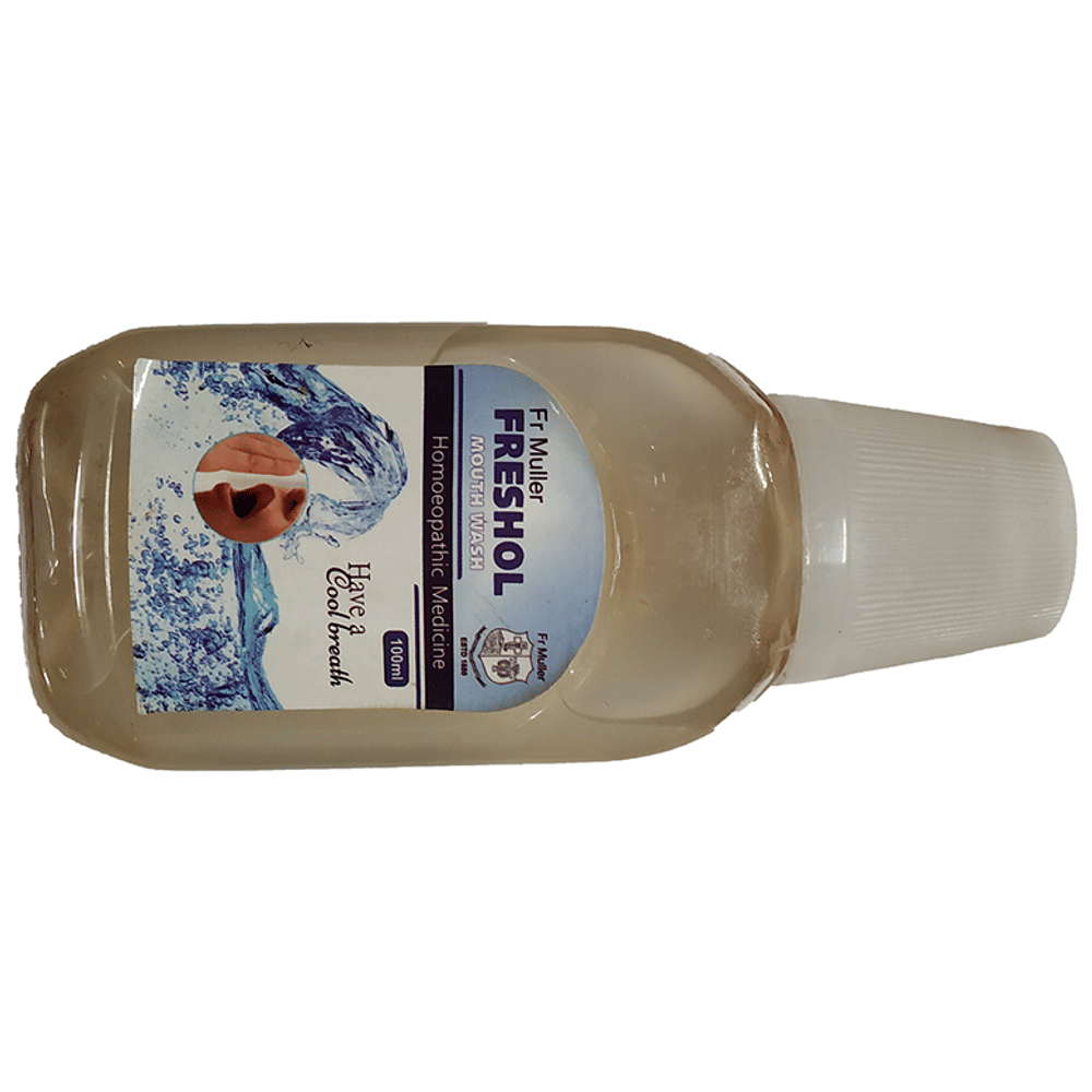 Fr Muller Freshol Mouth Wash bottle of 100 ml Mouth Wash