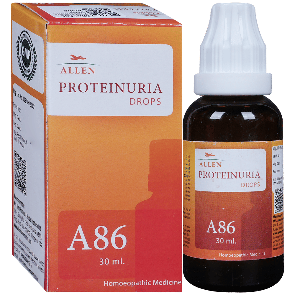 Allen A86 Proteinuria Drop bottle of 30 ml Drop
