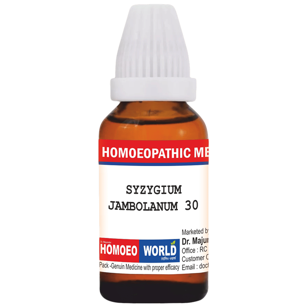 Dr. Majumder Homeo World Syzygium Jambolanum Dilution (30ml Each) 30 box of 1 Bottle