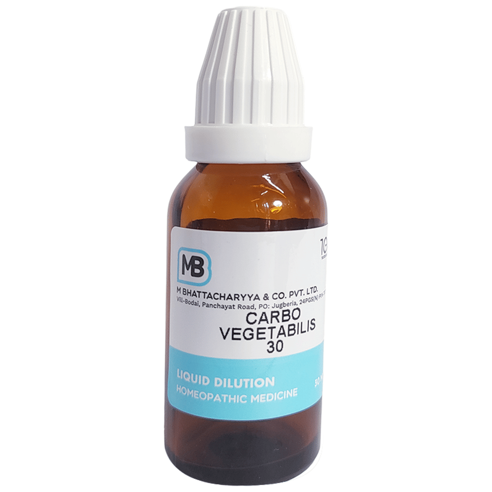 MB Carbo Vegetabilis Dilution 30 bottle of 30 ml Dilution MB Carbo Vegetabilis Dilution 30 bottle of 30 ml Dilution