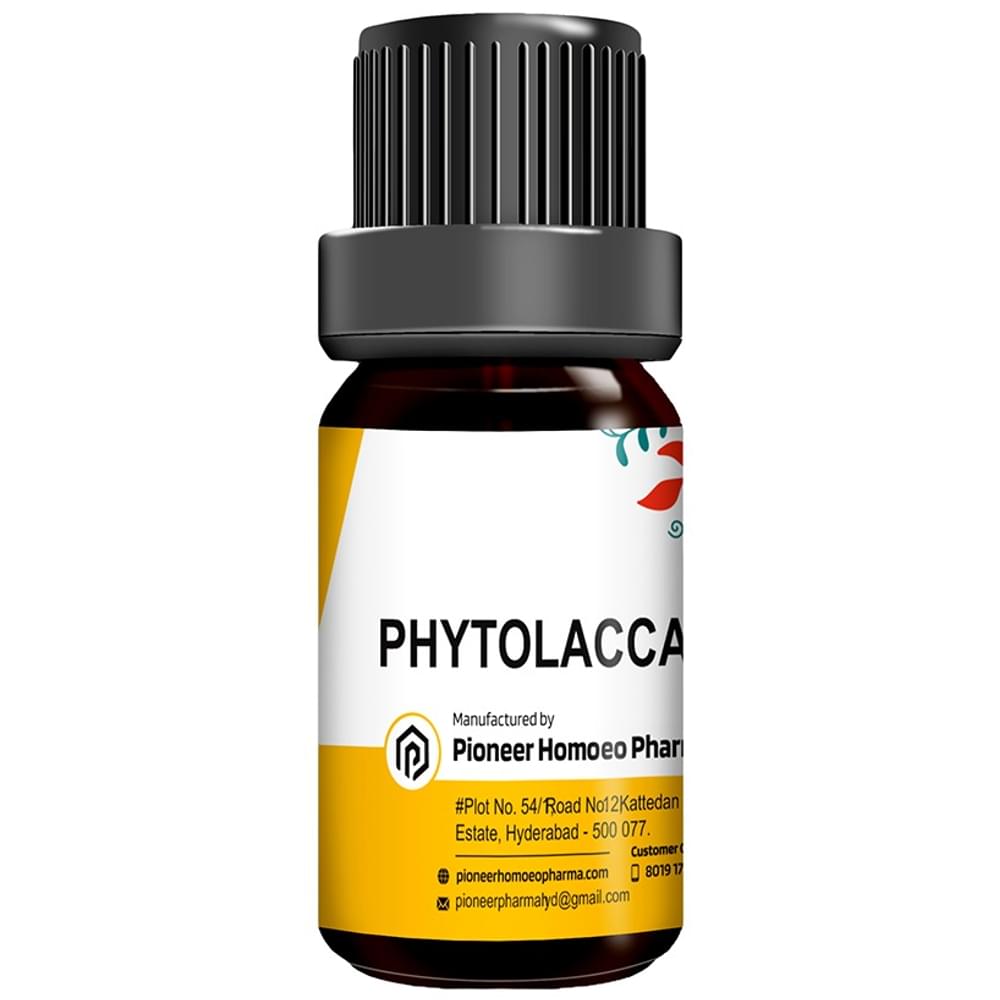 Pioneer Pharma Phytolacca Pills 200 CH bottle of 150 tablets