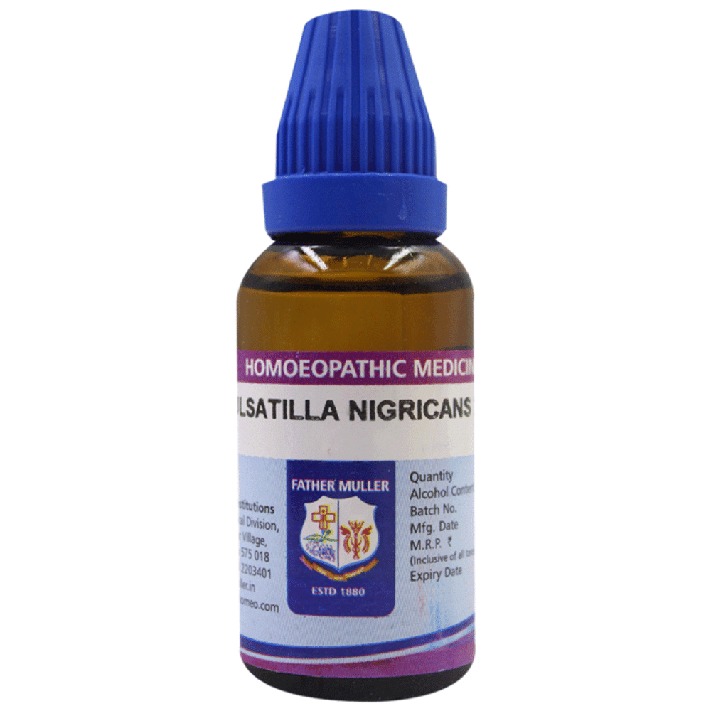 Father Muller Pulsatilla Nigricans Drop 200C bottle of 30 ml Oral Drops