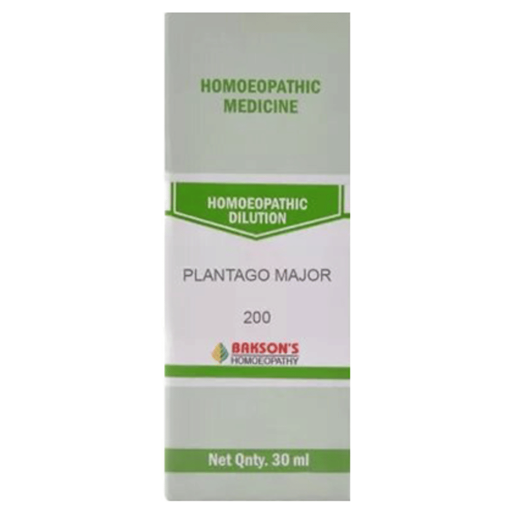 Bakson's Homeopathy Plantago Major Dilution 200 bottle of 30 ml Dilution