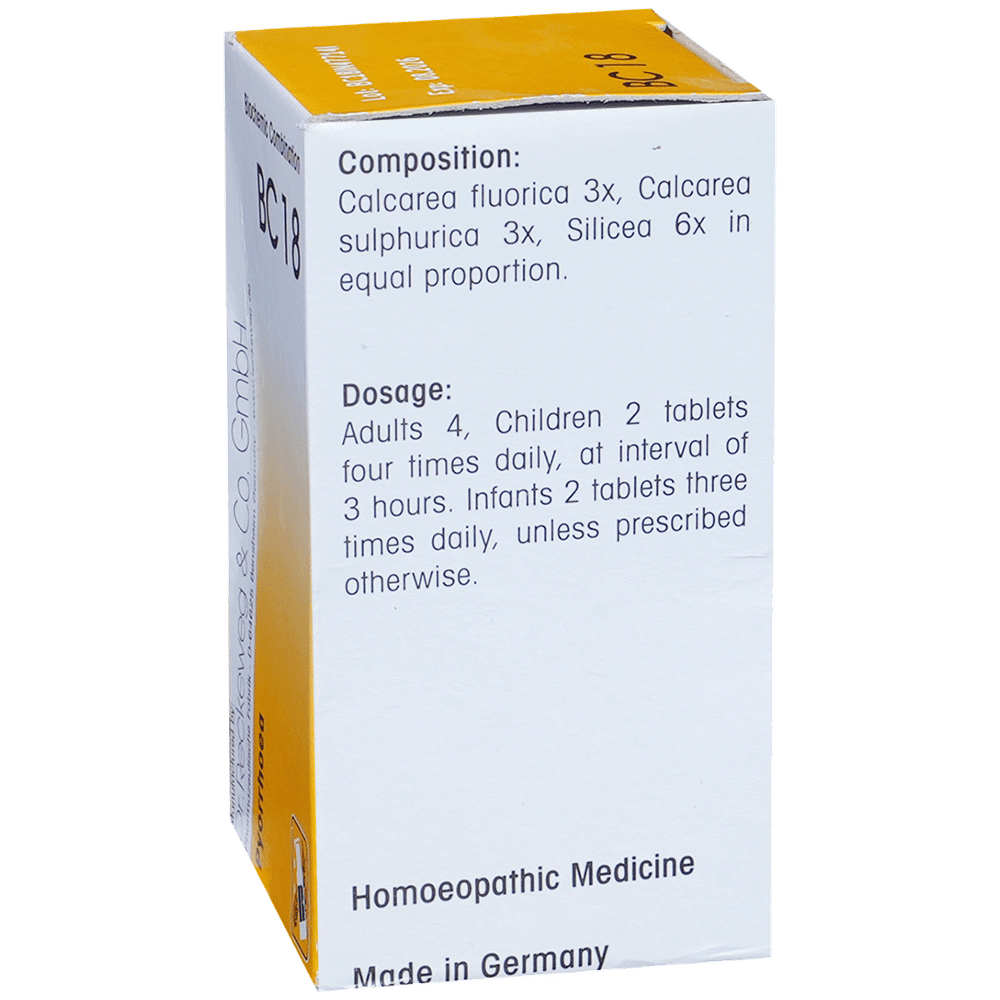 Dr. Reckeweg Bio-Combination 18 (BC 18) Tablet bottle of 20 gm Biocombination Tablet