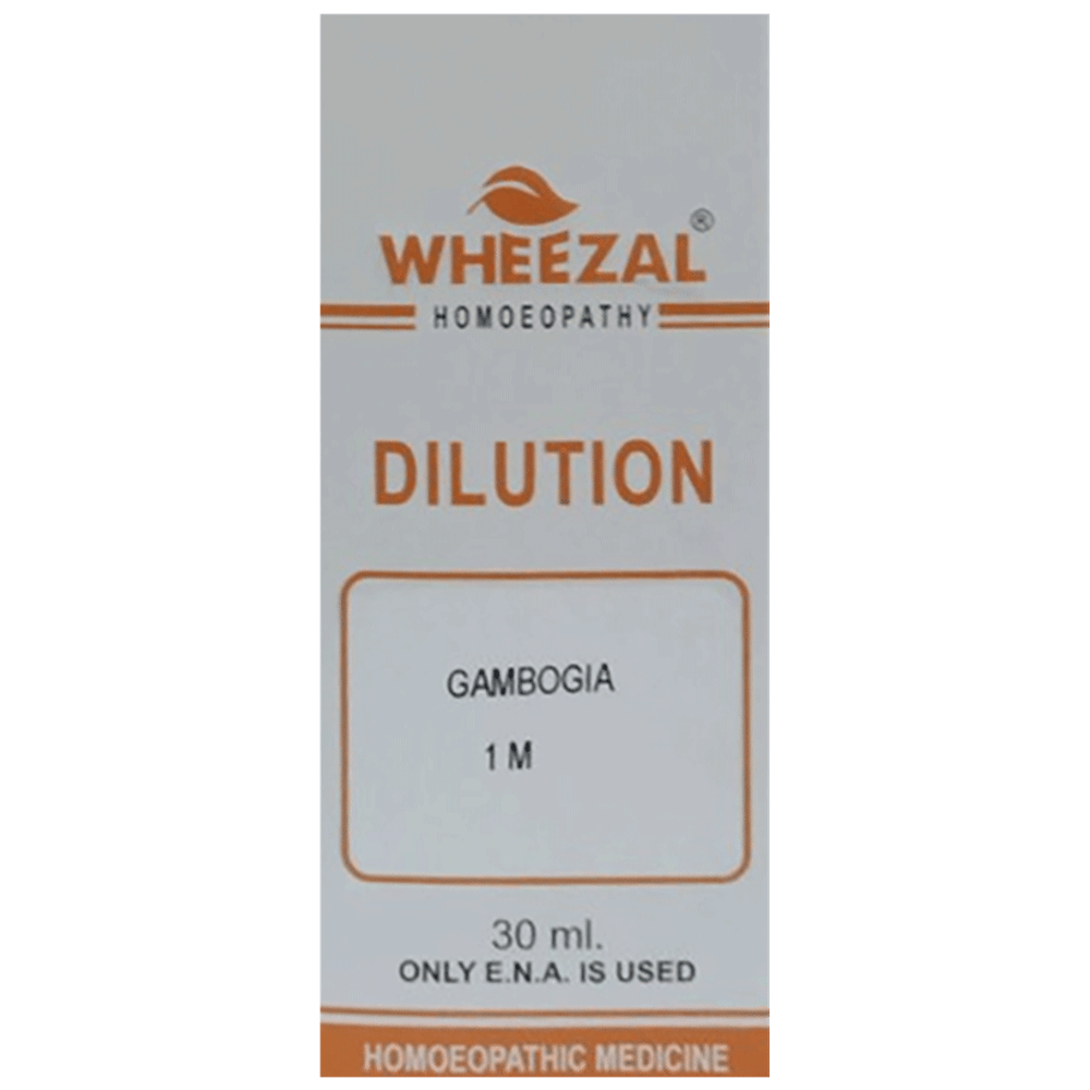 Wheezal Gambogia Dilution 1M bottle of 30 ml Dilution