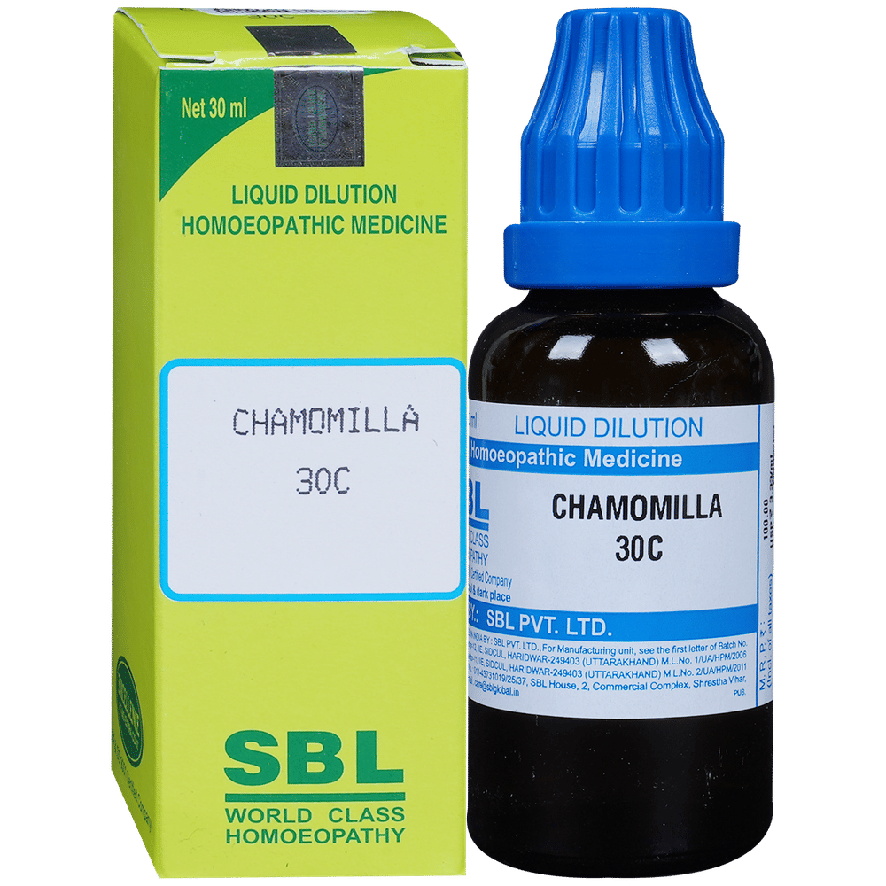 SBL Chamomilla Dilution 30 CH bottle of 30 ml Dilution