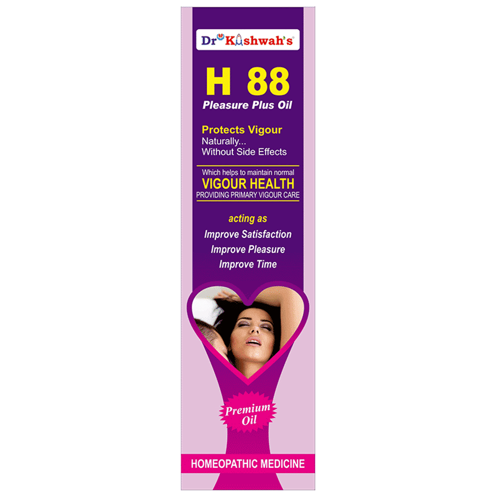 Dr Kushwah's H 88 Pleasure Plus Oil bottle of 30 ml Oil