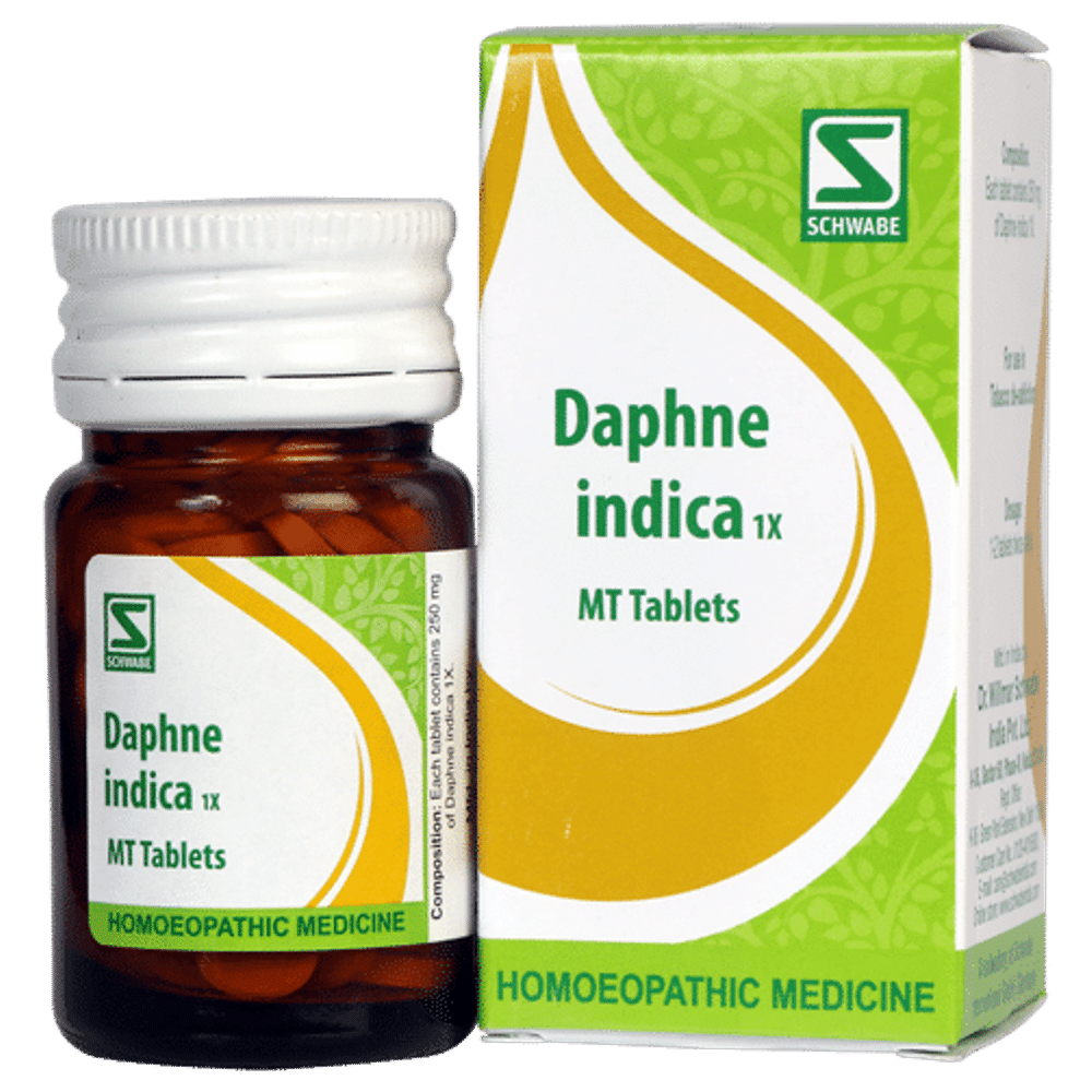 Dr Willmar Schwabe India Daphne Indica Tablet 1X (20gm Each) combo pack of 2 bottles