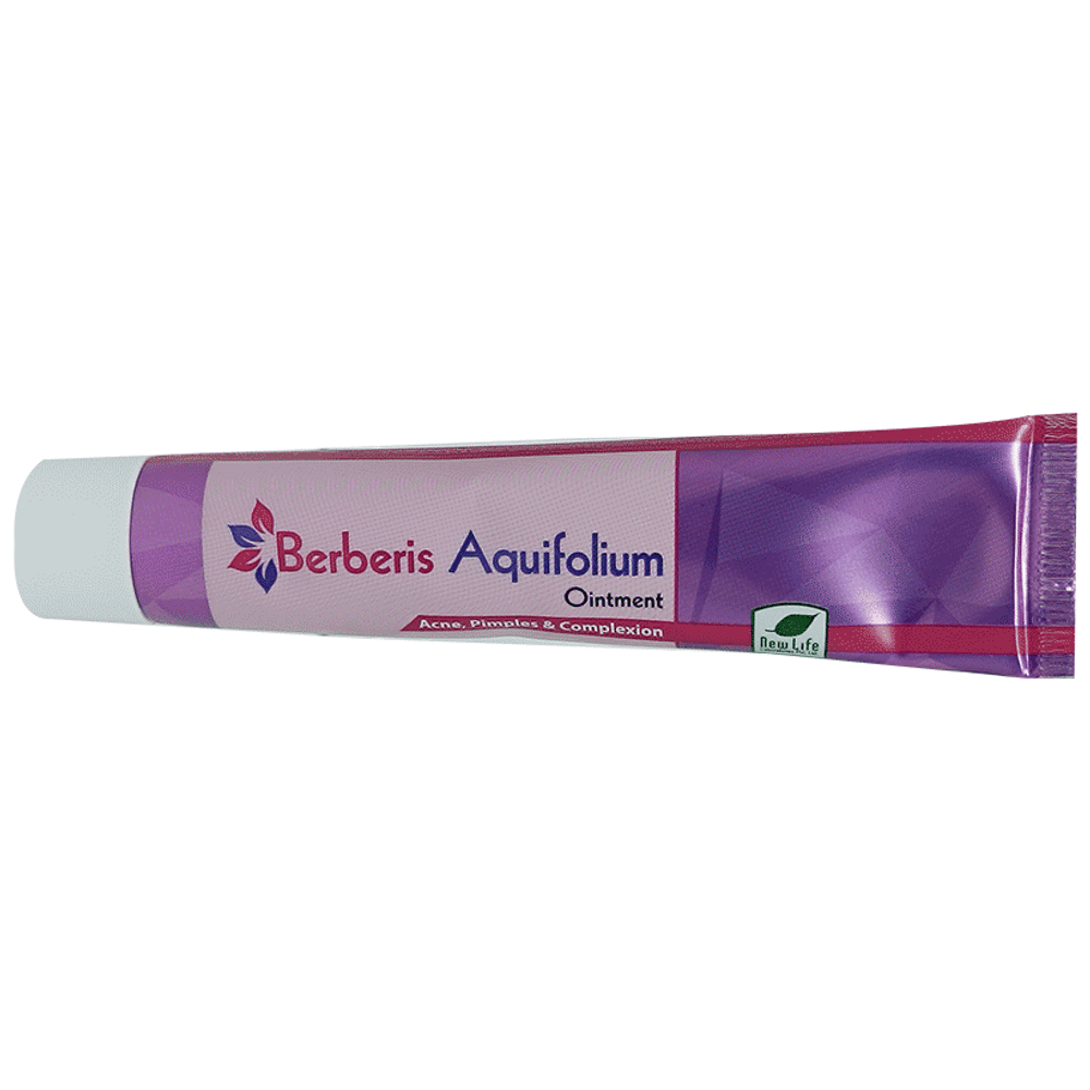 New Life Berberis Aquifolium Ointment for Acne, Pimples & Complexion tube of 25 gm Ointment